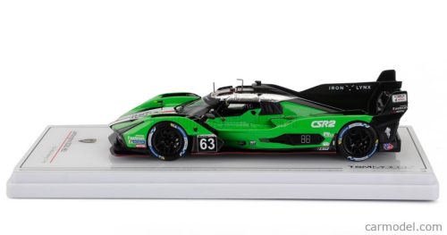 LAMBORGHINI  SC63 3.8L V8 TURBO TEAM LAMBORGHINI IRON LYNX N 63 12h SEBRING 2024 MATTEO CAIROLI - ANDREA CALDARELLI - ROMAIN GROSJEAN  GREEN WHITE BLACK