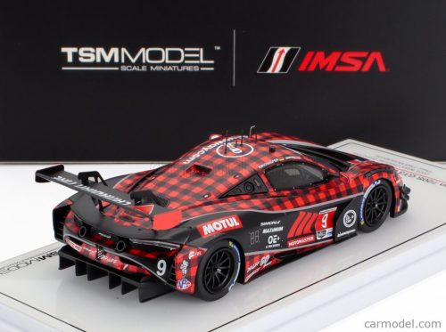 McLAREN  720S GT3 EVO 4.0L TURBO V8 TEAM PFAFF MOTORSPORT N 9 IMSA CHEVROLET GRAND PRIX 2024 OLIVER JARVIS - MARVIN KIRCHHOFER  RED BLACK