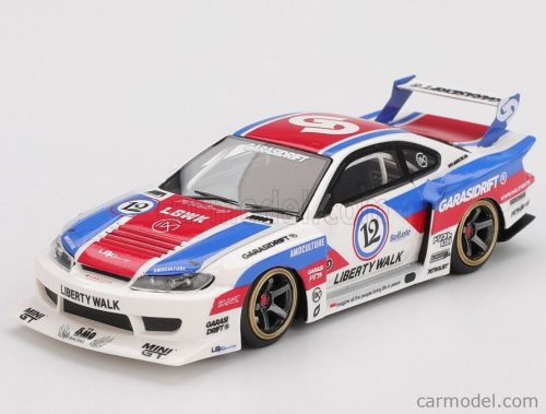 NISSAN  SILVIA (S15) LB SUPER SILHOUETTE N 12 LBWK 2025  WHITE RED BLUE