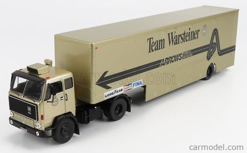 VOLVO  F89 TRUCK CAR TRANSPORTER TEAM F1 WARSTEINER ARROWS 1979  GOLD