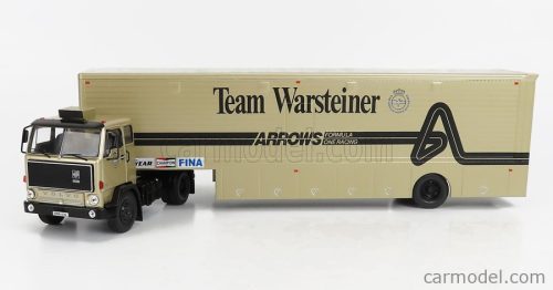 VOLVO  F89 TRUCK CAR TRANSPORTER TEAM F1 WARSTEINER ARROWS 1979  GOLD