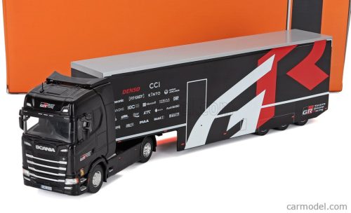 SCANIA  S-SERIES TRUCK CAR TRANSPORTER TEAM TOYOTA GR RACING RALLY 2024  BLACK