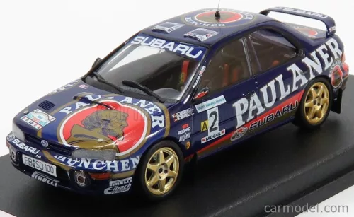 SUBARU  IMPREZA PAULANER N 2 WINNER RALLY SUMAVA 1997 A.KREMER - S.BEHLING  BLUE