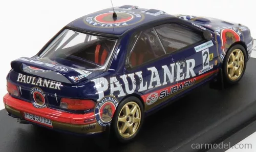 SUBARU  IMPREZA PAULANER N 2 WINNER RALLY SUMAVA 1997 A.KREMER - S.BEHLING  BLUE