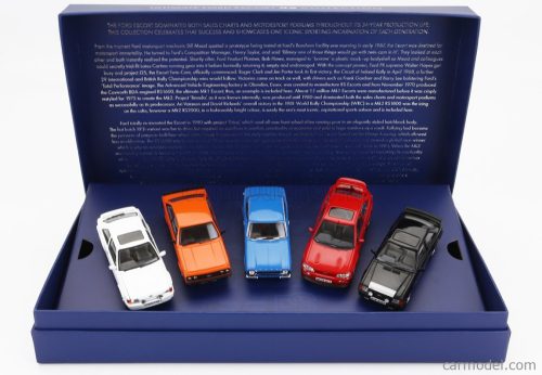FORD ENGLAND  RS COLLECTION SET 5X ESCORT RS COSWORTH 1993 - MKIII RS 1600i 1990 - MKII RS2000 1979 - MKIV RS TURBO 1990 - MKI RS 1600 1976