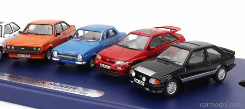 FORD ENGLAND  RS COLLECTION SET 5X ESCORT RS COSWORTH 1993 - MKIII RS 1600i 1990 - MKII RS2000 1979 - MKIV RS TURBO 1990 - MKI RS 1600 1976