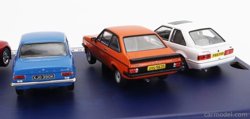 FORD ENGLAND  RS COLLECTION SET 5X ESCORT RS COSWORTH 1993 - MKIII RS 1600i 1990 - MKII RS2000 1979 - MKIV RS TURBO 1990 - MKI RS 1600 1976