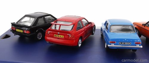 FORD ENGLAND  RS COLLECTION SET 5X ESCORT RS COSWORTH 1993 - MKIII RS 1600i 1990 - MKII RS2000 1979 - MKIV RS TURBO 1990 - MKI RS 1600 1976