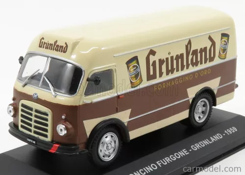 OM FIAT  LEONCINO TRUCK VAN GRUNLAND FORMAGGINO D'ORO 1959  BROWN BEIGE