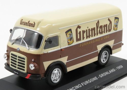 OM FIAT  LEONCINO TRUCK VAN GRUNLAND FORMAGGINO D'ORO 1959  BROWN BEIGE
