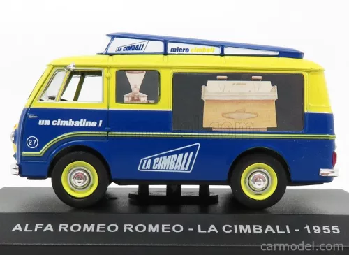 ALFA ROMEO  ROMEO FURGONE VAN - LA CIMBALI 1955  BLUE YELLOW