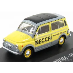 FIAT  500 GIARDINIERA - NECCHI 1960  YELLOW GREY
