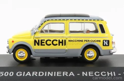 FIAT  500 GIARDINIERA - NECCHI 1960  YELLOW GREY