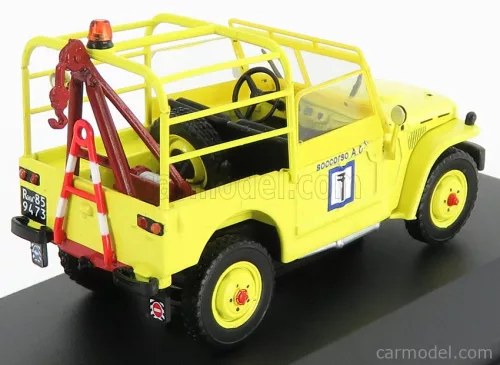 FIAT  CAMPAGNOLA ACI 1965 - CARRO ATTREZZI - WRECKER ROAD SERVICE  YELLOW