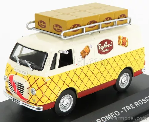 ALFA ROMEO  ROMEO 1 VAN TRE ROSSI 1960  CREAM YELLOW
