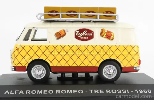 ALFA ROMEO  ROMEO 1 VAN TRE ROSSI 1960  CREAM YELLOW