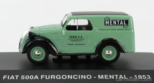 FIAT  500A FURGONCINO VAN MENTAL 1953  LIGHT GREEN BLACK