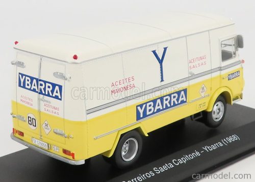 BARREIROS  SAETA TRUCK CAPITONE YBARRA - ACEITES MAYONESA - ACEITUNAS SALSAS - 1968  YELLOW IVORY