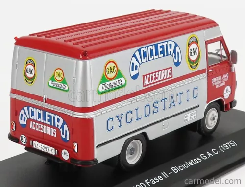 AVIA  2500 FASE II VAN - BICICLETAS GAC CYCLOSTATIC 1975  RED SILVER