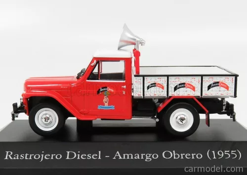 RASTROJERO  DINFIA DIESEL AMARGO OBRERO PICK-UP 1955  RED WHITE