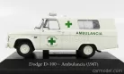 DODGE  D-100 AMBULANCIA 1967 AMBULANCE  WHITE