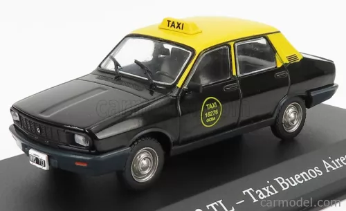 RENAULT  R12 TL TAXI GCBA 1994  BLACK YELLOW