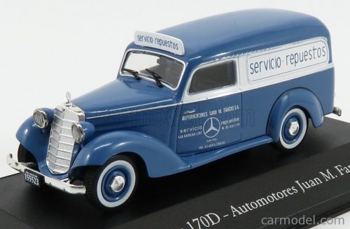 MERCEDES BENZ  170D VAN MERCEDES - AUTOMOTORES JUAN MANUEL FANGIO 1954  BLUE WHITE