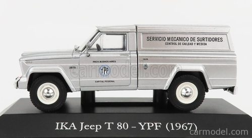 IKA  JEEP T80 YPF SERVICIO MECANICO DE SURTIDORES 1967  SILVER