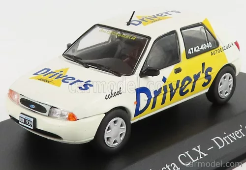 FORD ENGLAND  FIESTA CLX DRIVER'S 1997  WHITE YELLOW