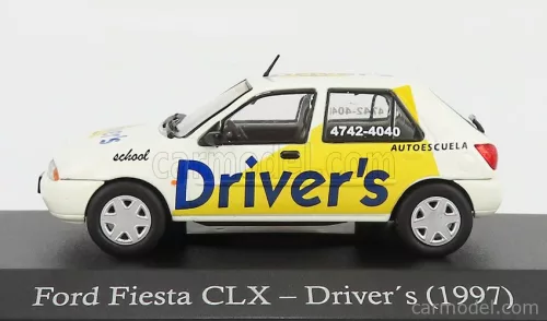 FORD ENGLAND  FIESTA CLX DRIVER'S 1997  WHITE YELLOW