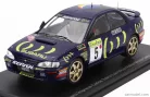 SUBARU  IMPREZA 555 REPSOL N 5 WINNER RALLY MONTECARLO 1995 CARLOS SAINZ - LUIS MOYA  BLUE
