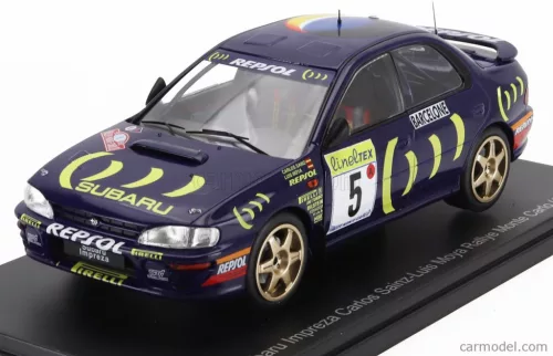 SUBARU  IMPREZA 555 REPSOL N 5 WINNER RALLY MONTECARLO 1995 CARLOS SAINZ - LUIS MOYA  BLUE