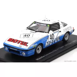   MAZDA  SAVANNA RX-7 TEAM MOTUL TWR N 40 WINNER 24h SPA 1981 TOM WALKINSHAW - PIERRE DIEUDONNE  WHITE BLUE