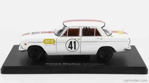 PRINCE  SKYLINE GT N 41 RACING 1964  WHITE RED