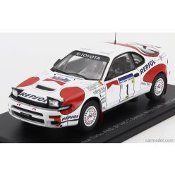   TOYOTA  CELICA GT4 TURBO 4WD ST185 TEAM CASTROL N 1 WINNER RALLY NEW ZEALAND 1992 CARLOS SAINZ - LUIS MOYA  WHITE RED