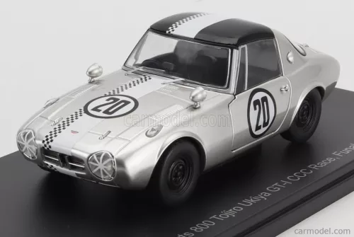 TOYOTA  800 SPORTS GT-I N 20 CCC RACE FUNABASHI CIRCUIT 1965 TOJIRO UKIYA  SILVER WHITE