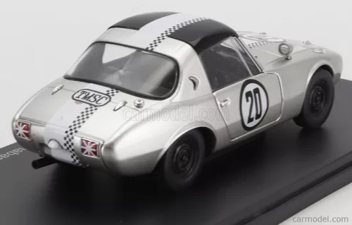 TOYOTA  800 SPORTS GT-I N 20 CCC RACE FUNABASHI CIRCUIT 1965 TOJIRO UKIYA  SILVER WHITE