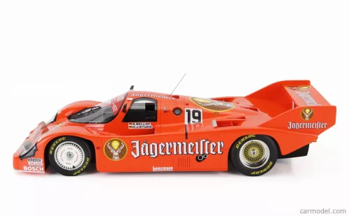 PORSCHE  956B JAGERMEISTER TEAM BRUN MOTORSPORT N 19 WINNER 1000km MONZA ITALY 1984 HANS JOACHIM STUCK - STEFAN BELLOF  ORANGE