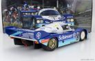 PORSCHE  956B 2.6L TURBO TEAM BRUN MOTORSPORT N 19 1000km SPA 1985 STEFAN BELLOF - THIERRY BOUTSEN  2 TONE BLUE WHITE