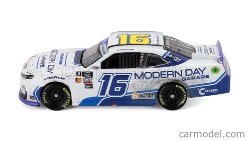 CHEVROLET  CAMARO TEAM MODERN DAY GARAGE N 16 NASCAR CUP SERIES 2024 AJ ALLMENDINGER  WHITE BLUE
