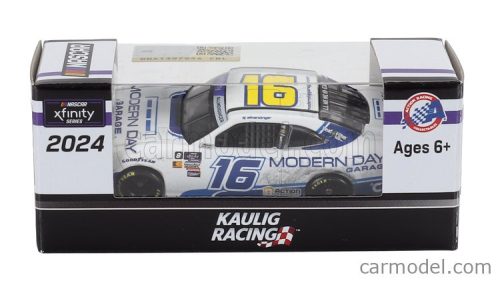 CHEVROLET  CAMARO TEAM MODERN DAY GARAGE N 16 NASCAR CUP SERIES 2024 AJ ALLMENDINGER  WHITE BLUE
