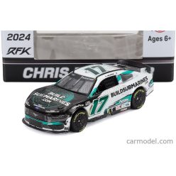   CHEVROLET  CAMARO TEAM JKF N 17 NASCAR CUP SERIES 2024 CHRIS BUESCHER  WHITE BLACK GREEN