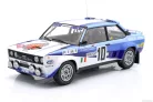 FIAT  131 ABARTH TEAM FIAT ITALIA (night version) N 10 WINNER RALLY MONTECARLO 1980 WALTER ROHRL - CHRISTIAN GEISTDORFER  WHITE 2 TONE BLUE