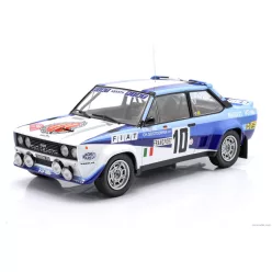   FIAT  131 ABARTH TEAM FIAT ITALIA (night version) N 10 WINNER RALLY MONTECARLO 1980 WALTER ROHRL - CHRISTIAN GEISTDORFER  WHITE 2 TONE BLUE