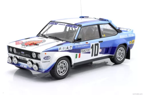 FIAT  131 ABARTH TEAM FIAT ITALIA (night version) N 10 WINNER RALLY MONTECARLO 1980 WALTER ROHRL - CHRISTIAN GEISTDORFER  WHITE 2 TONE BLUE