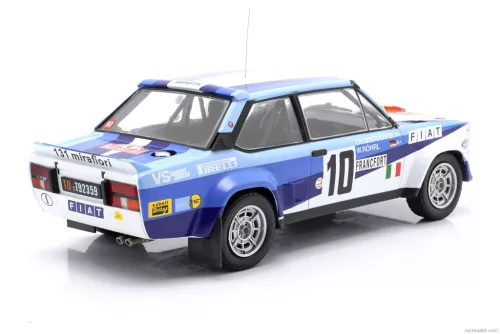 FIAT  131 ABARTH TEAM FIAT ITALIA (night version) N 10 WINNER RALLY MONTECARLO 1980 WALTER ROHRL - CHRISTIAN GEISTDORFER  WHITE 2 TONE BLUE