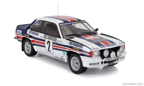 OPEL  ASCONA 400 ROTHMANS (night version) N 2 WINNER RALLY MONTECARLO 1982 WALTER ROHRL - CHRISTIAN GEISTDORFER  WHITE BLUE