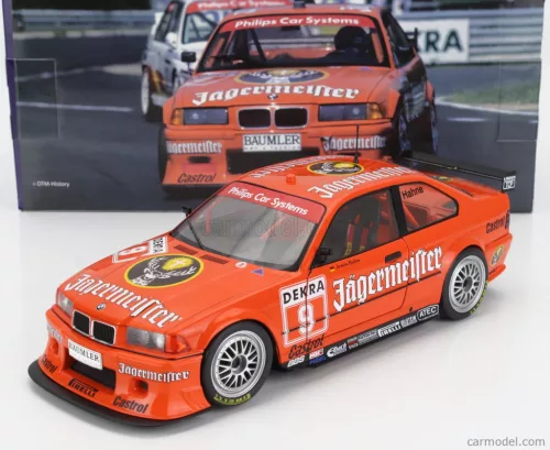 BMW  3-SERIES COUPE (E36) JAGERMEISTER TEAM LINDER N 9 DTM SEASON 1993 ARMIN HAHNE  ORANGE