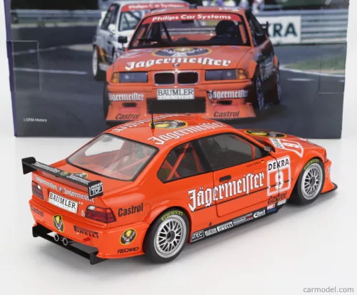BMW  3-SERIES COUPE (E36) JAGERMEISTER TEAM LINDER N 9 DTM SEASON 1993 ARMIN HAHNE  ORANGE