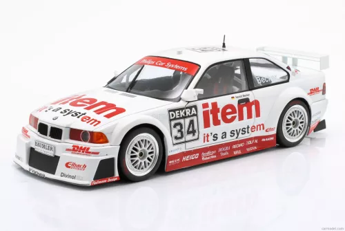 BMW  3-SERIES 325i COUPE (E36) TEAM WS-DHL N 34 DTM SEASON 1994 HARALD BECKER  WHITE RED
